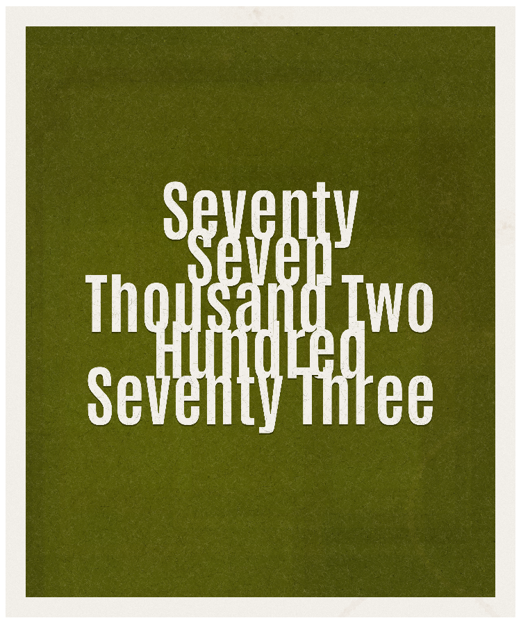 Count #77273
