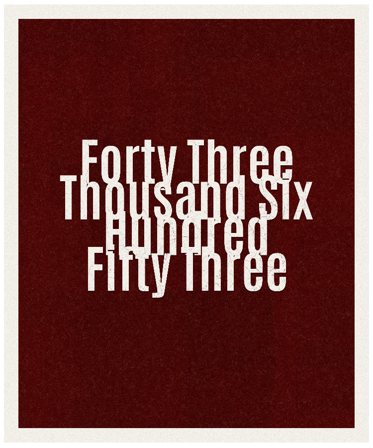 Count #43653