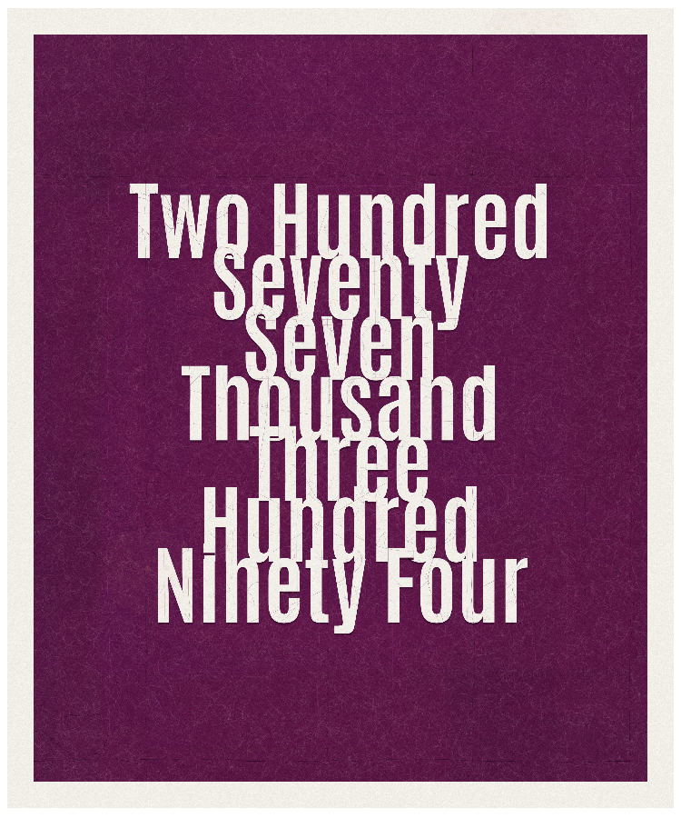 Count #277394