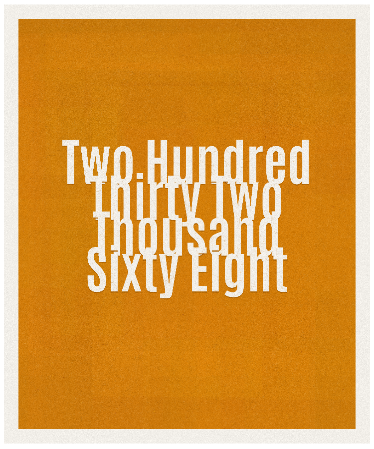 Count #232068