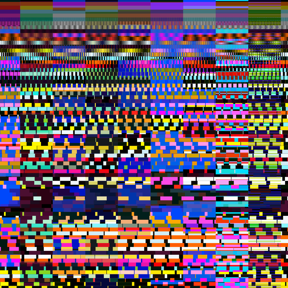 Glitchometry Stripes #34