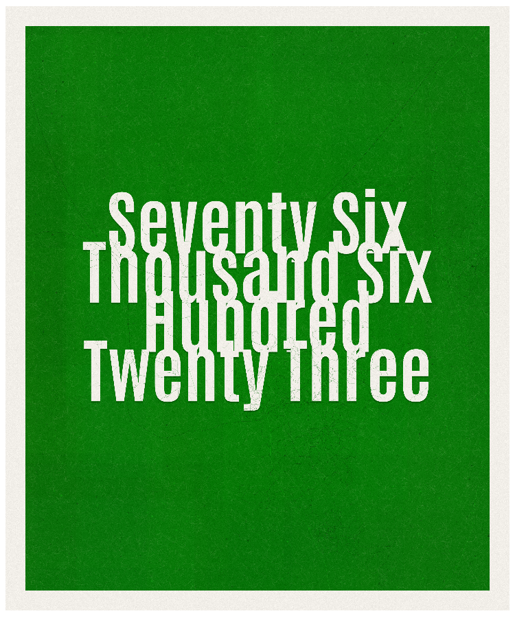 Count #76623