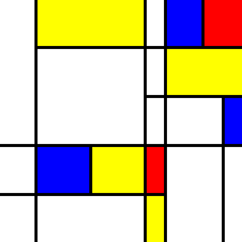 compositioninredblueandyellow.art, (NFT) #46