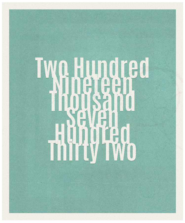 Count #219732