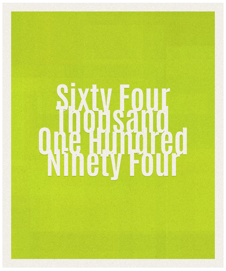Count #64194