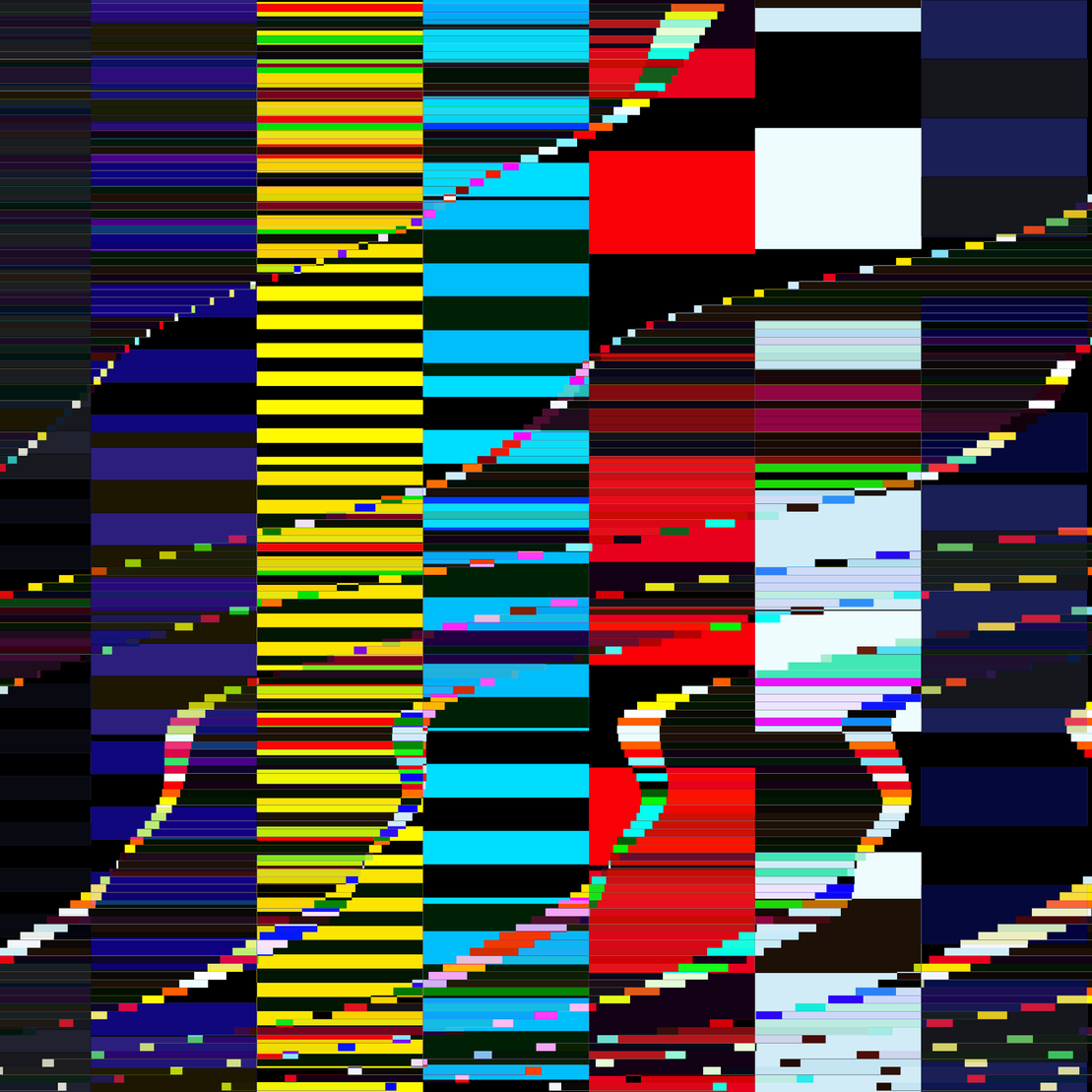 Glitchometry Stripes #50