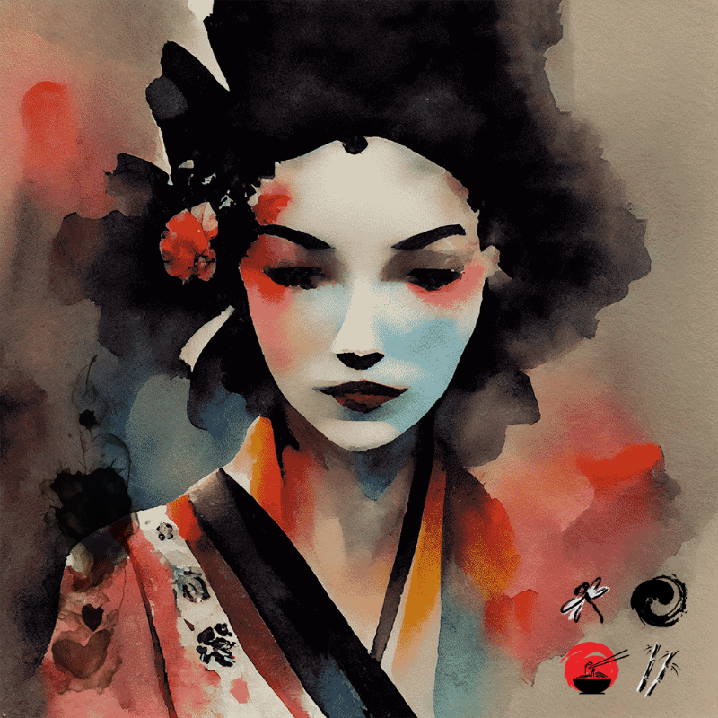 Black Rose and Geisha #12