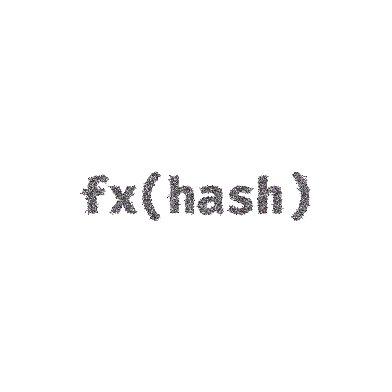 FXHASH Logo with Features #901