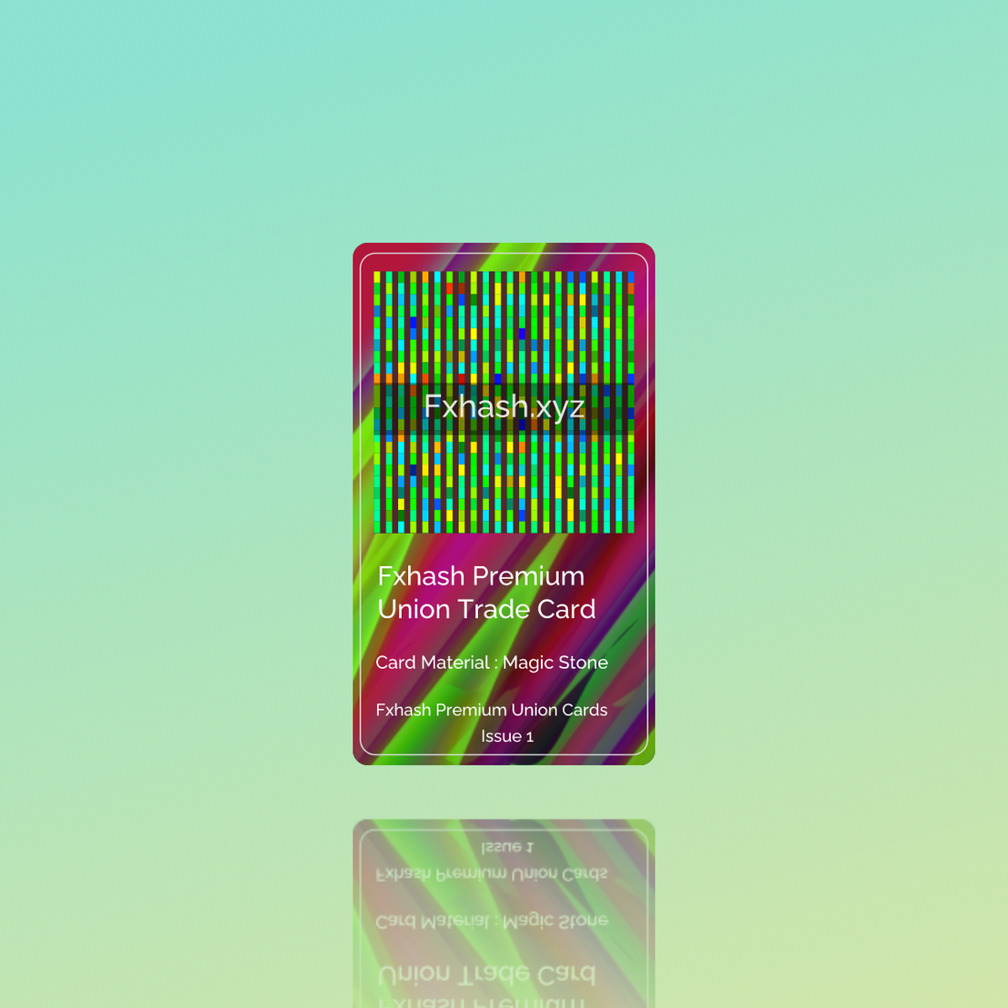 Fxhash Trade Cards