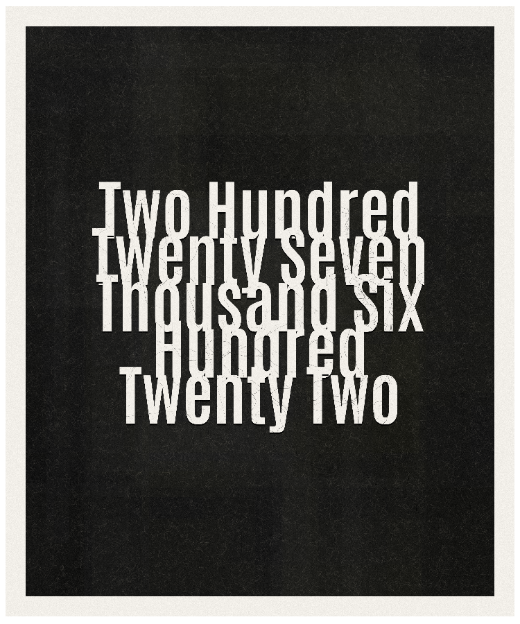 Count #227622