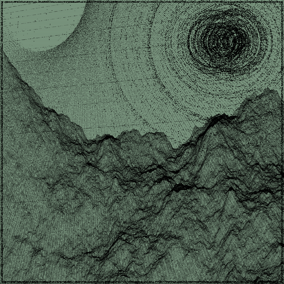 Surreal classic generative landscape #24