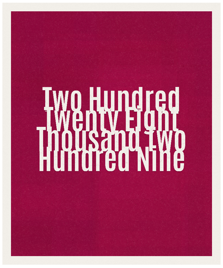 Count #228209