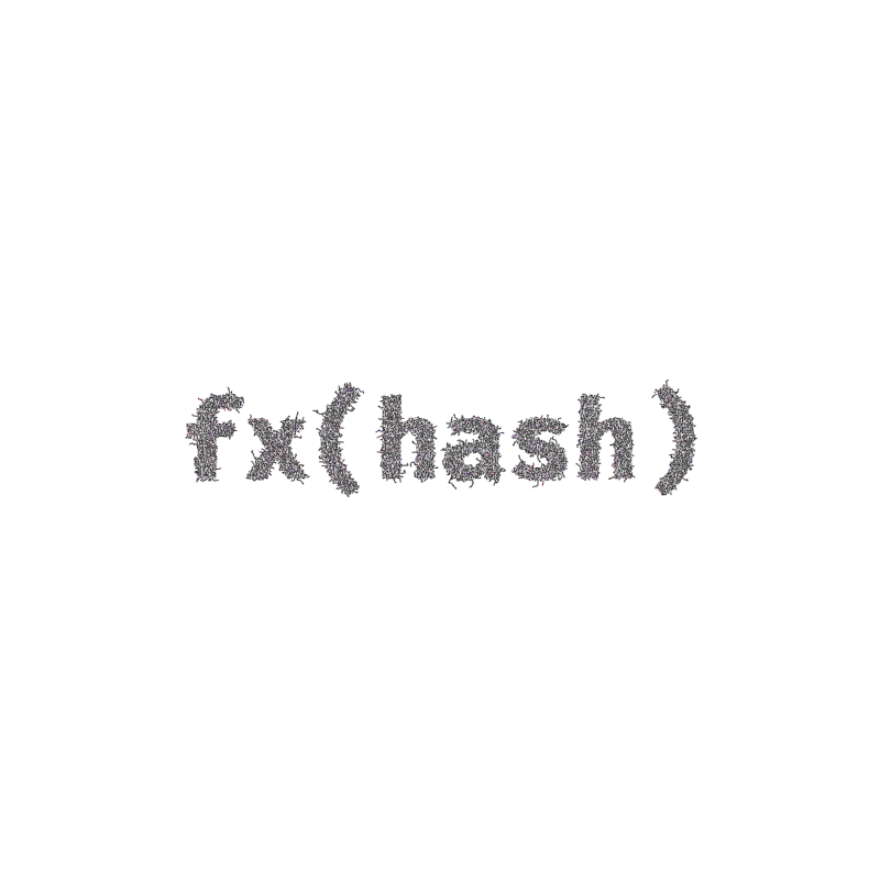 FXHASH Logo with Features #776