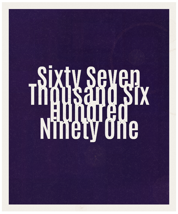 Count #67691