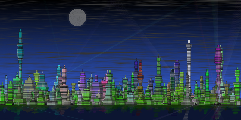 Fictional Cityscapes #24