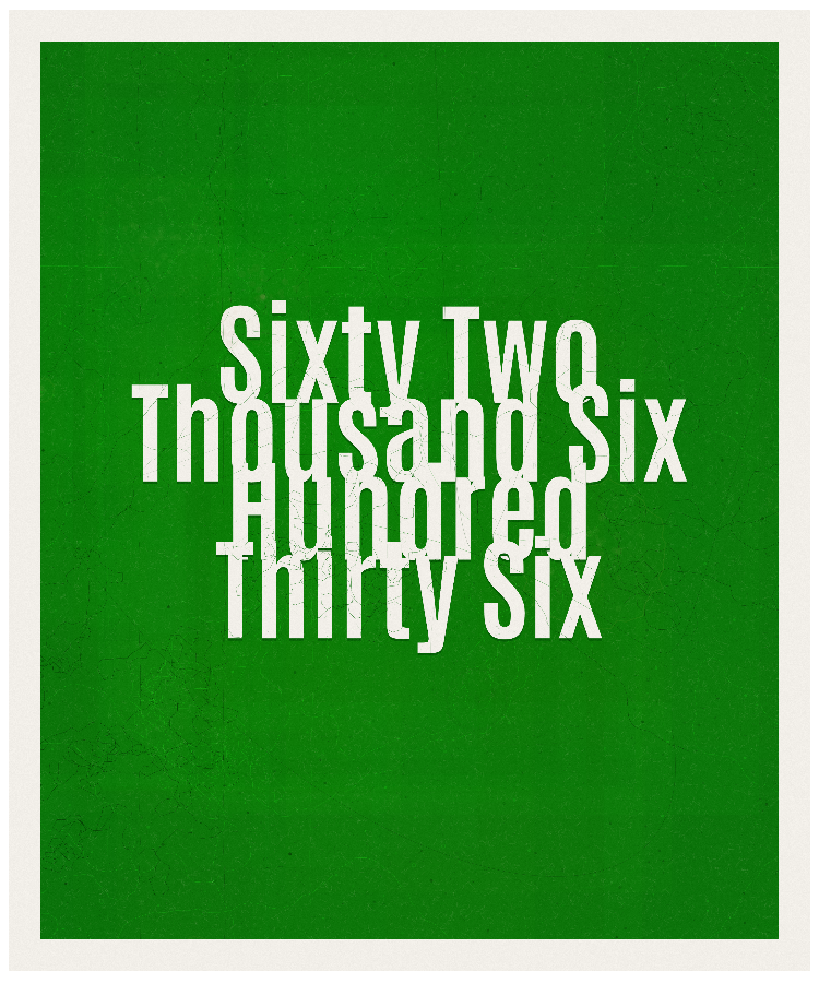 Count #62636