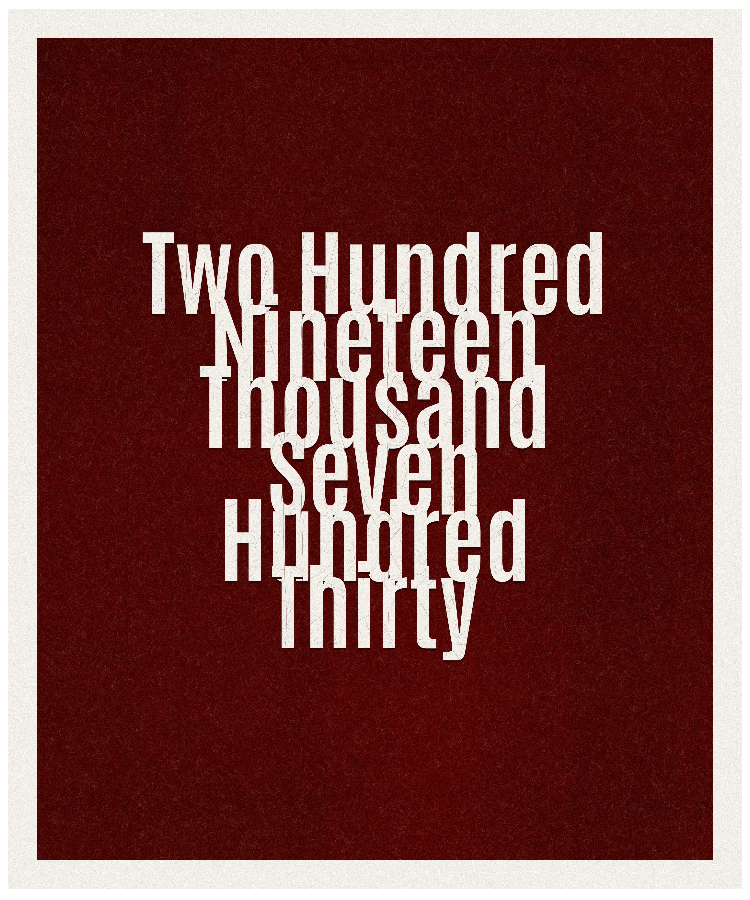 Count #219730