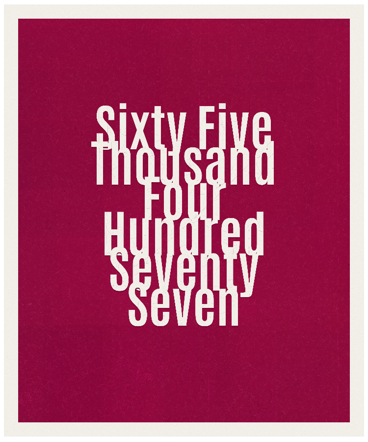 Count #65477