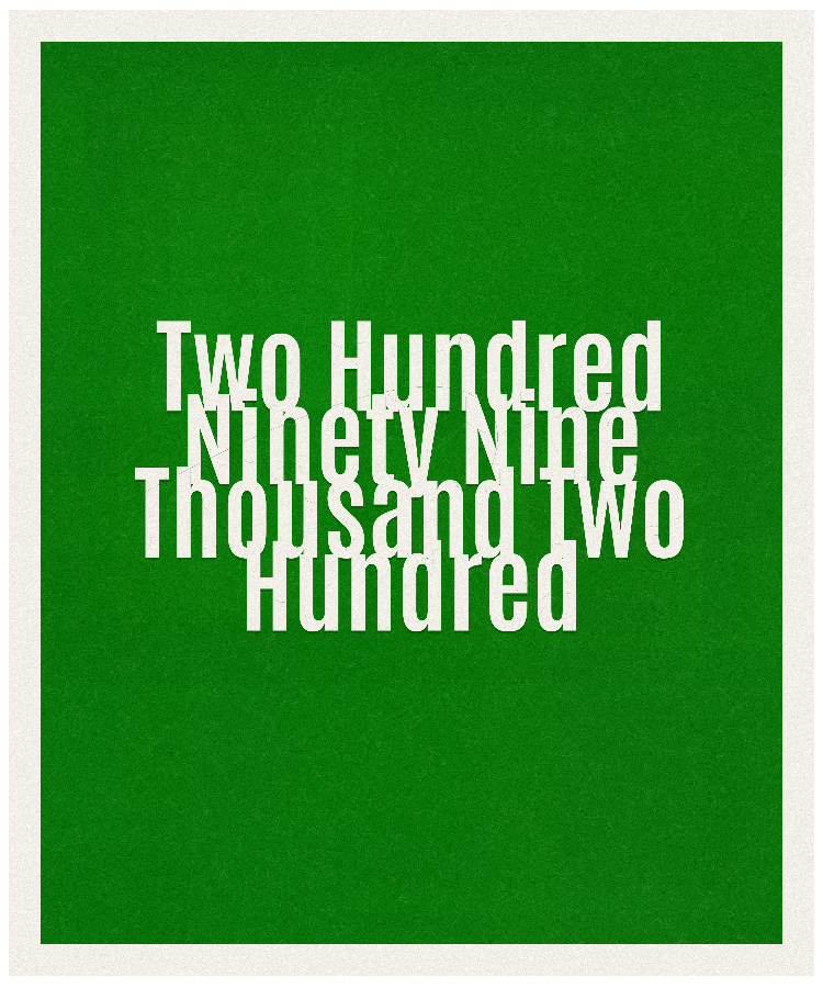 Count #299200