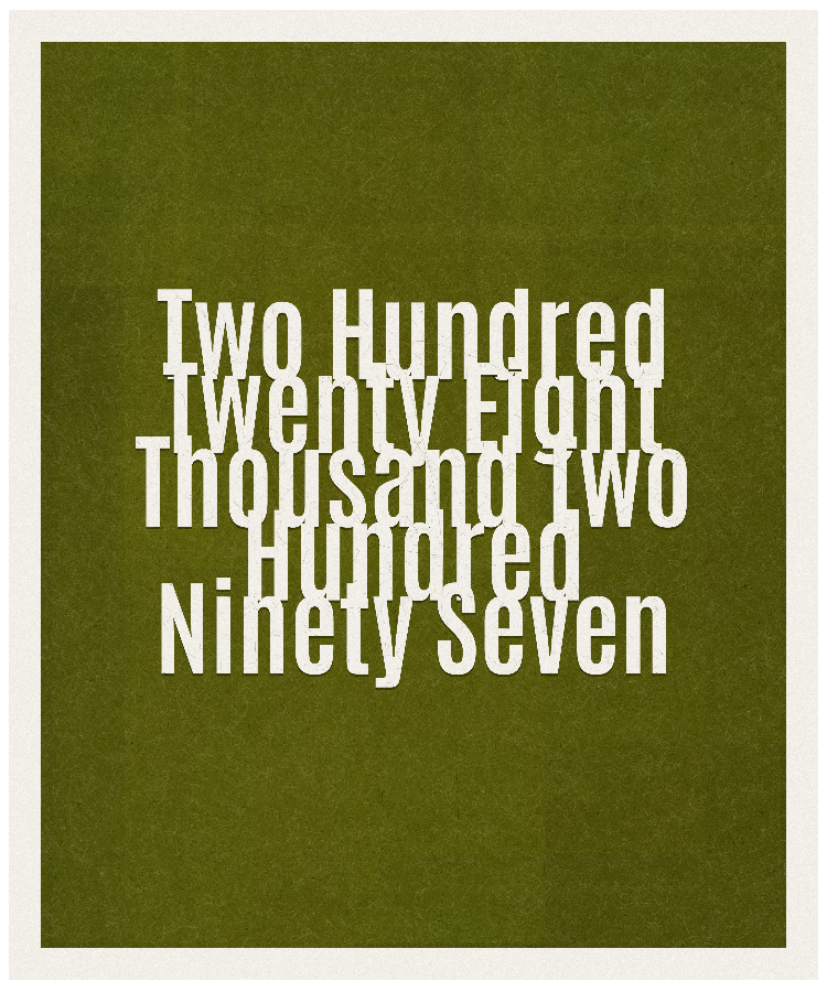 Count #228297