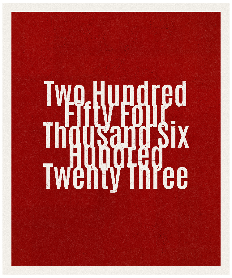 Count #254623