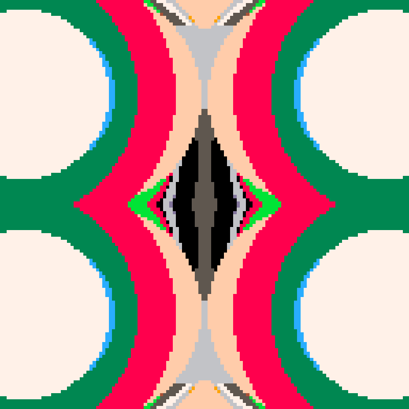 Rapid Psychedelic Inkblot Test Generator #74