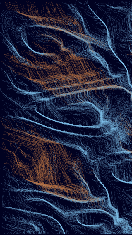 Algoscapes | Rock-face #206