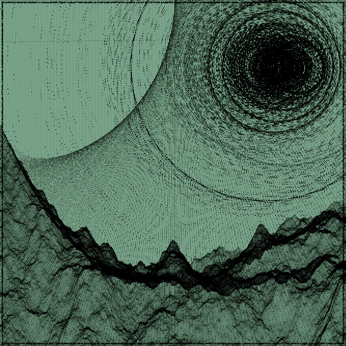 Surreal classic generative landscape #41