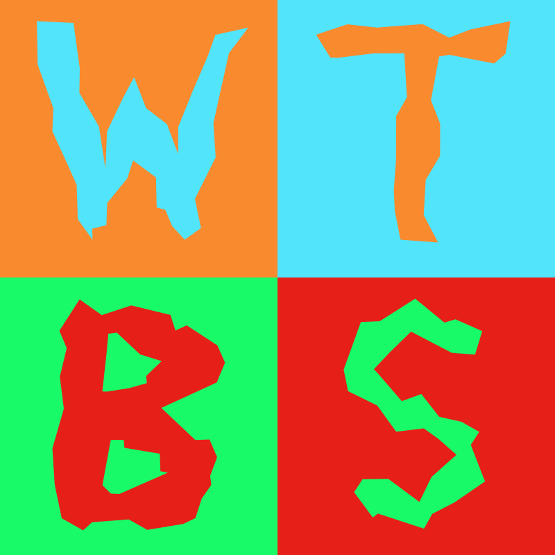 Waiting To Be Signed Logo with Wobbles #160