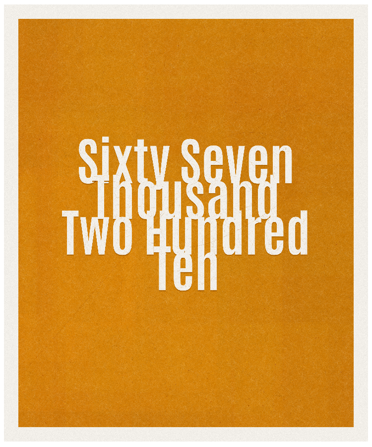Count #67210