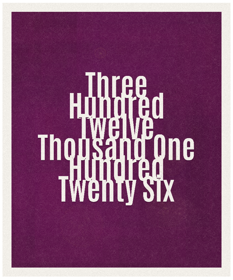 Count #312126