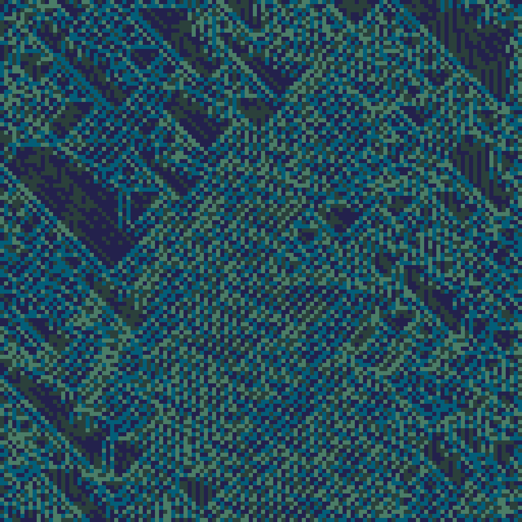 Blending Neighbors Cellular Automata