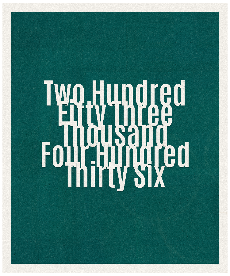 Count #253436