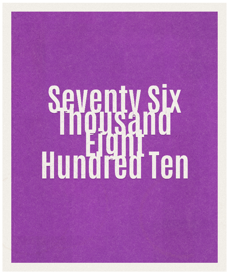 Count #76810