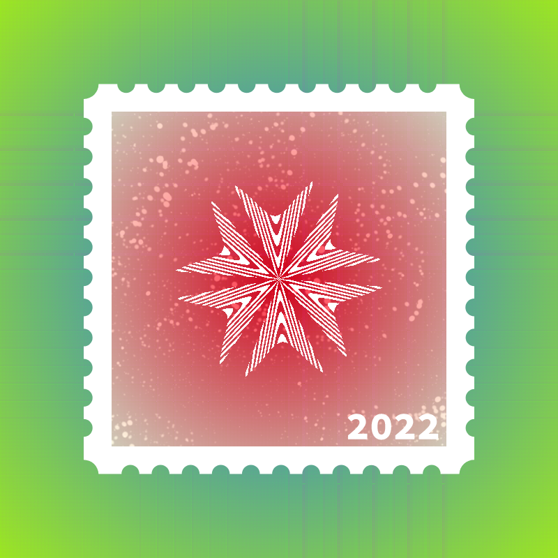 Snowflake stamp #15