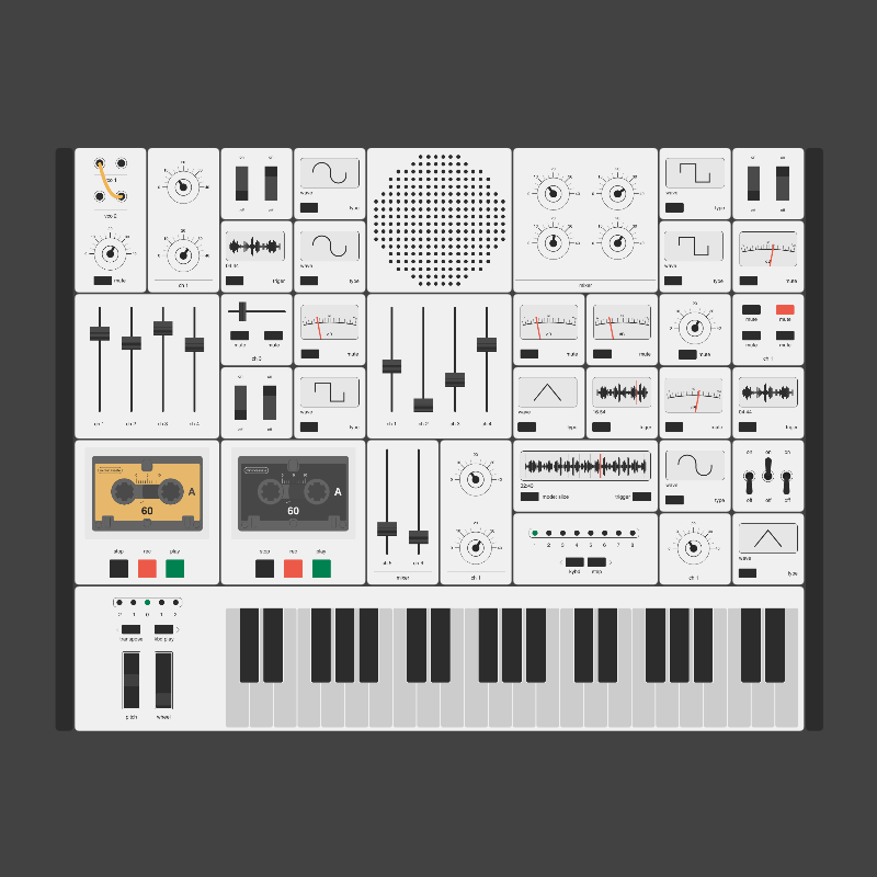 Modular synthesizer #54