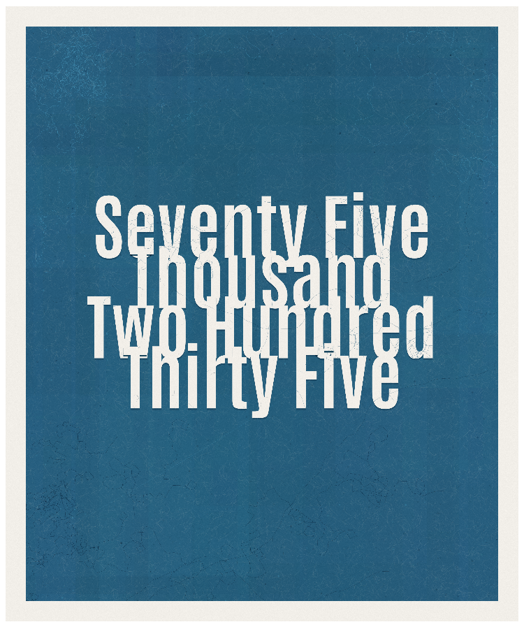 Count #75235