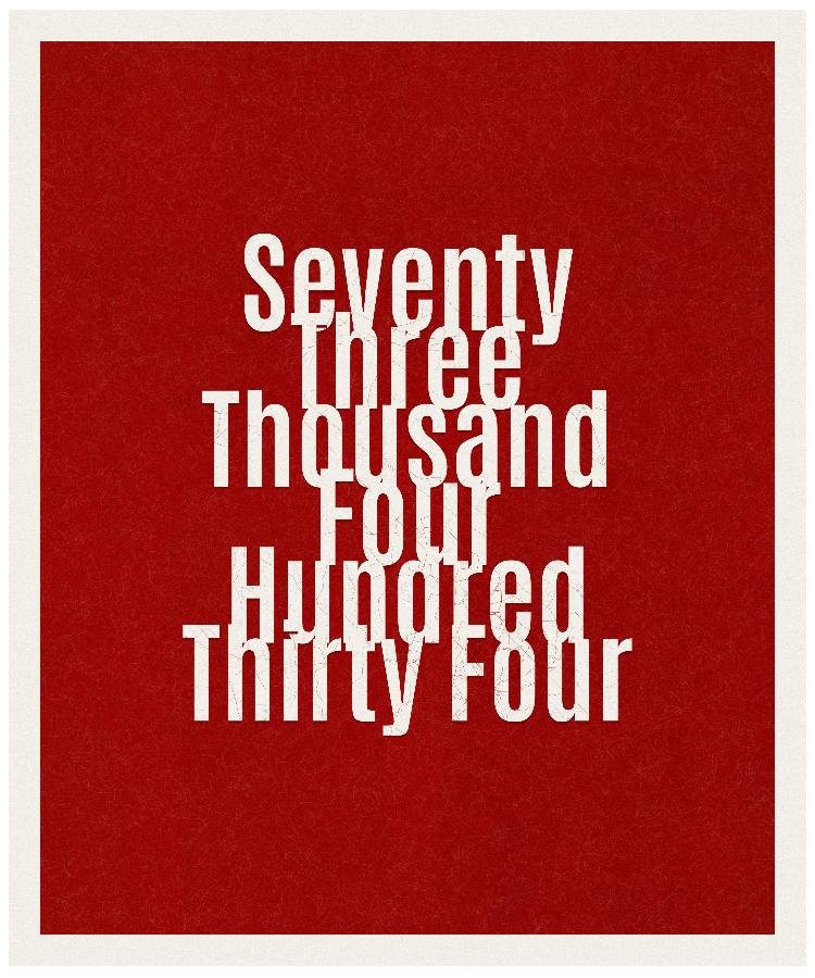 Count #73434