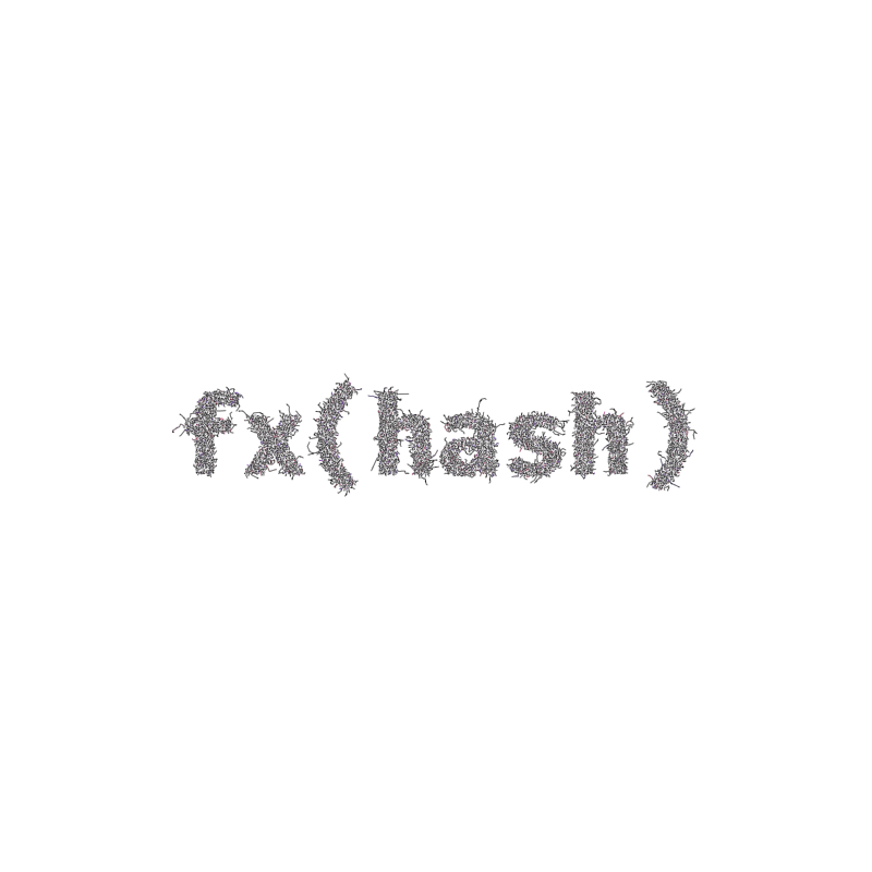 FXHASH Logo with Features #102