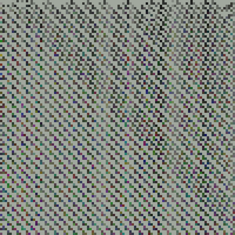 Colored Elementary Cellular Automaton #391