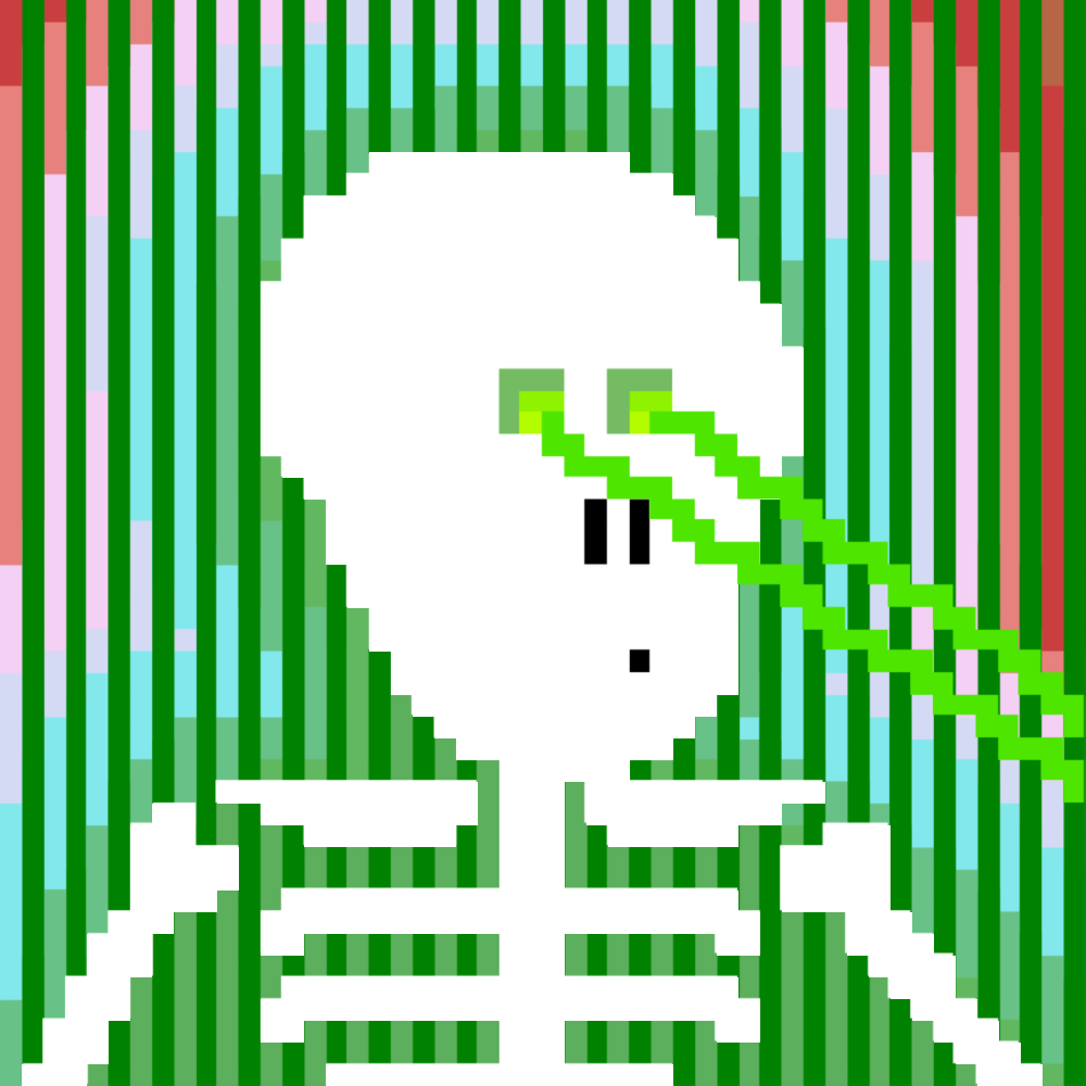 PIXEL SKULLETTI 1 #282