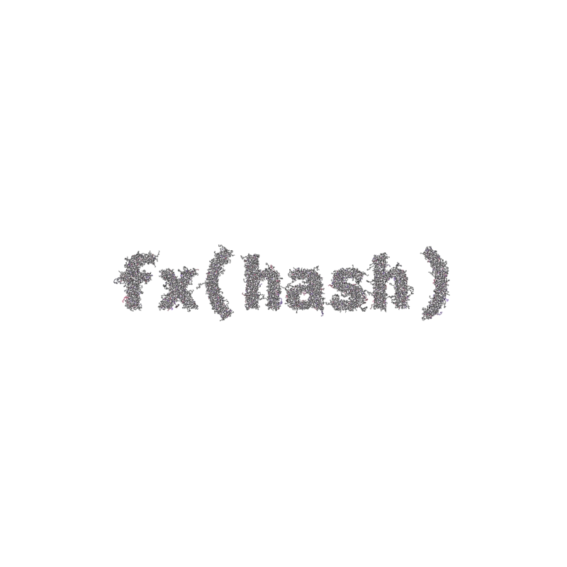 FXHASH Logo with Features #138