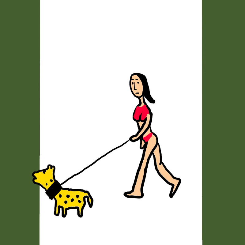 wALKING A DOG #49