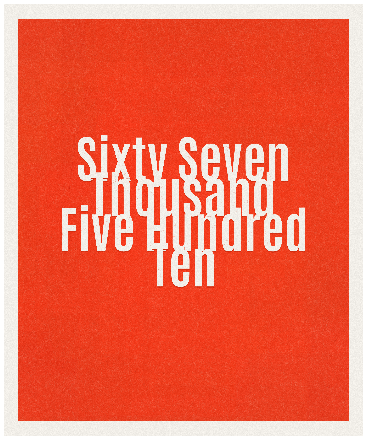 Count #67510