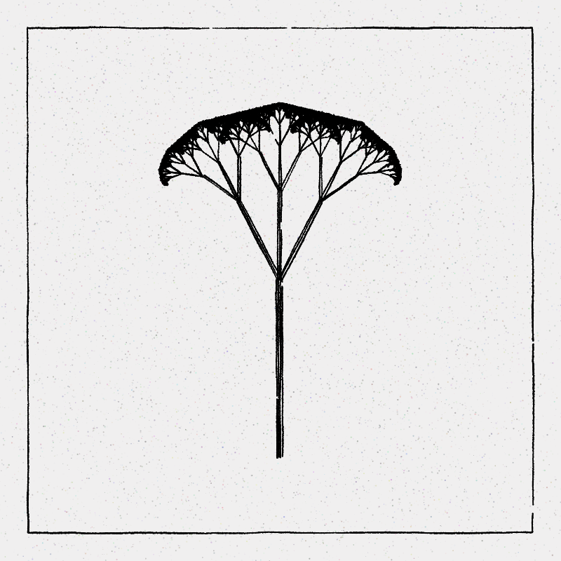 Hand-Drawn Tree #25