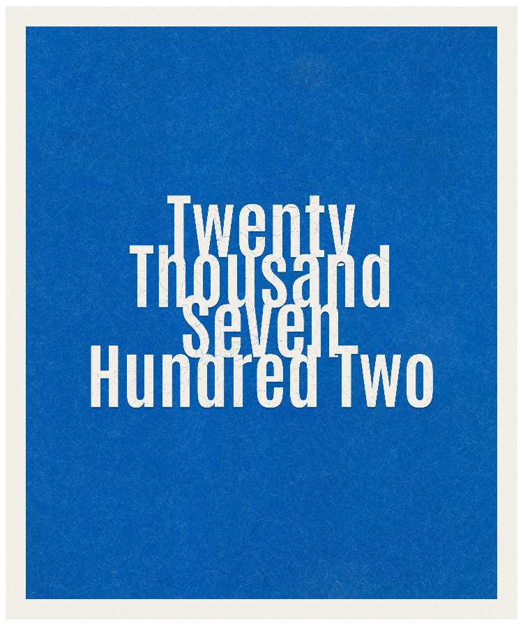 Count #20702