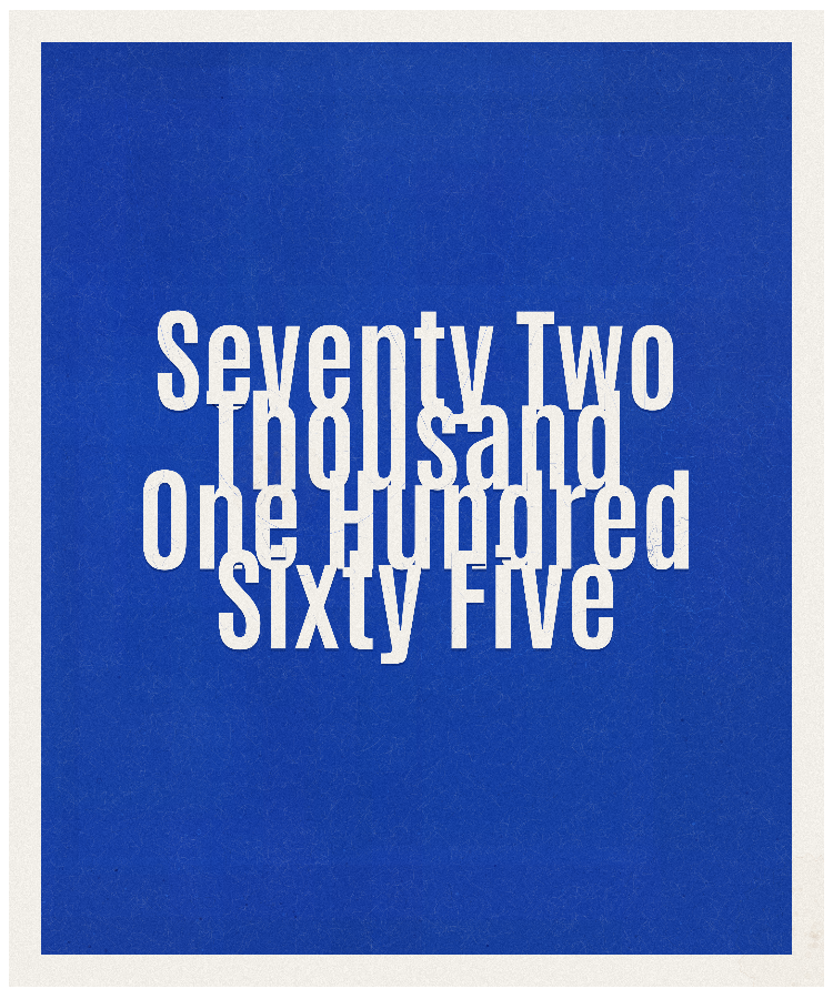 Count #72165