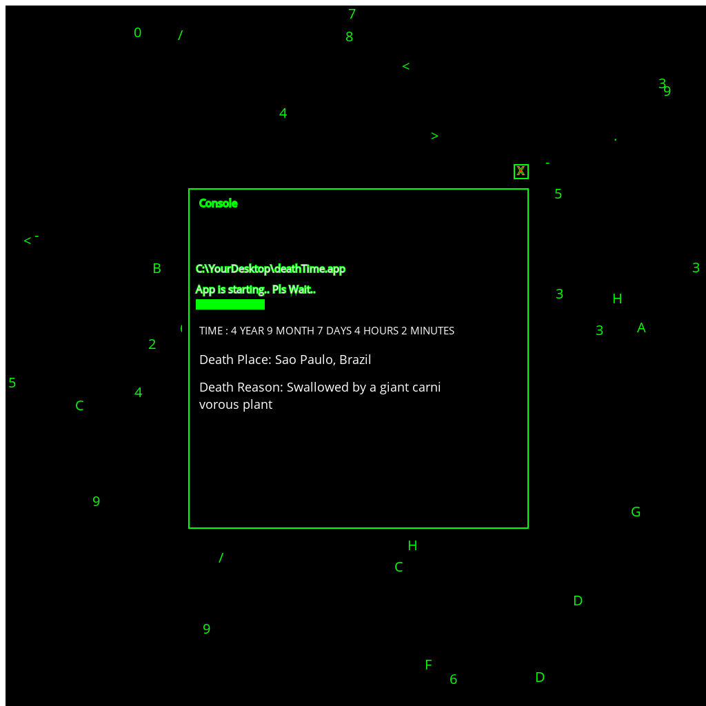 Death Time Console App #3