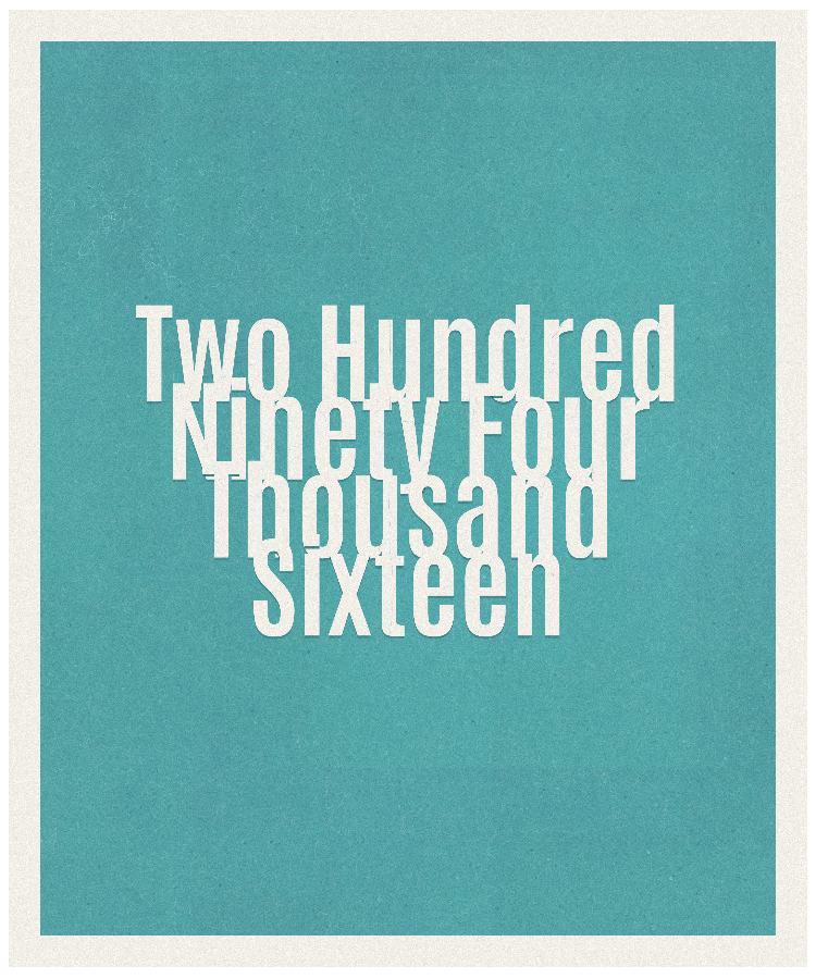 Count #294016