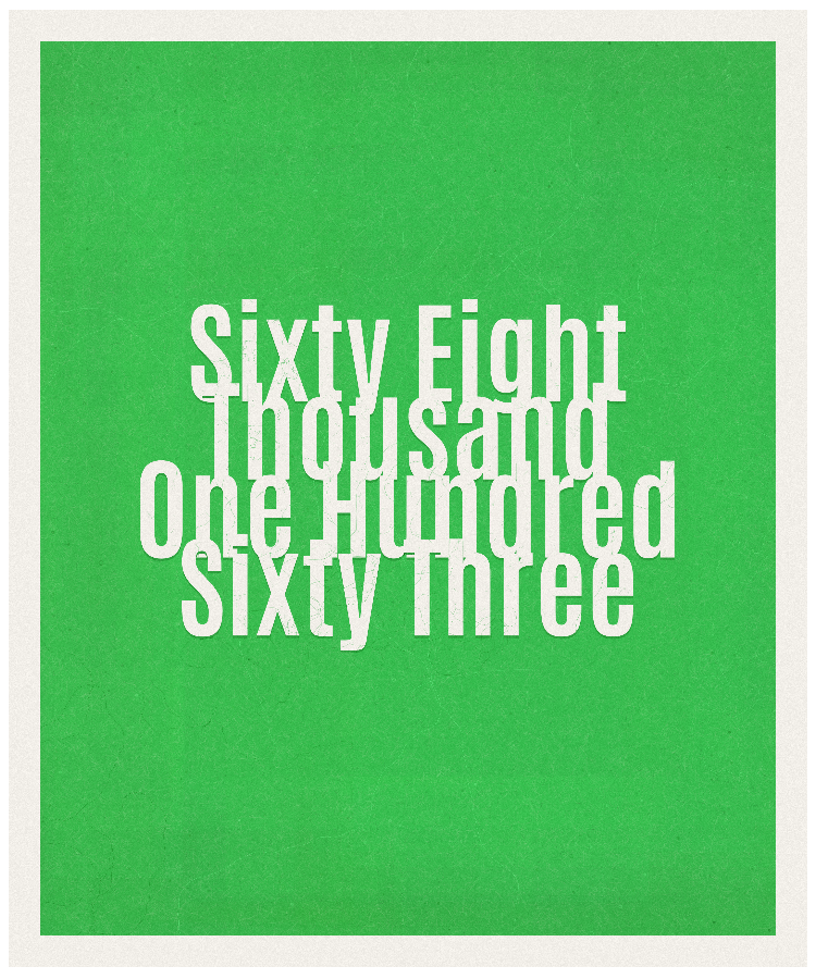 Count #68163